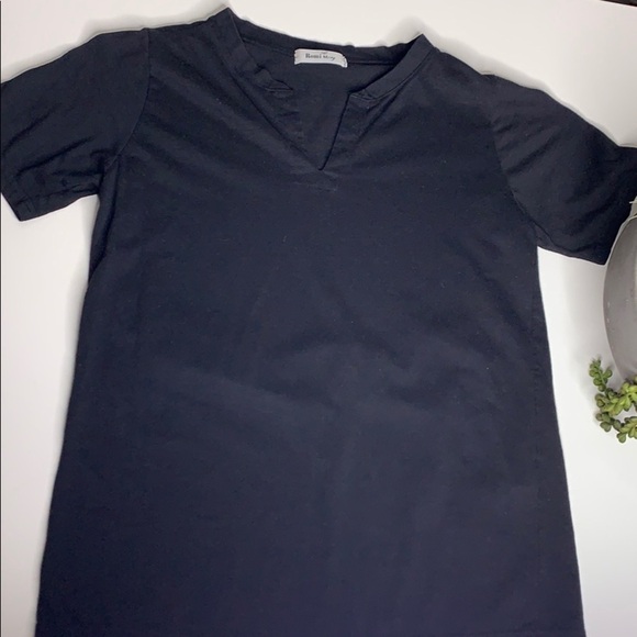 Romi Story Black V Neck short sleeve T Shirt Small - Picture 4 of 6